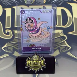 One Piece Card Game TCG Senor Pink OP10-067 Royal Blood Rare Alt Art English - Image 4