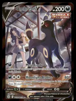 Pokemon Cards Umbreon V TG22/TG30 Brilliant Stars Trainer Gallery Holo Rare V NM - Image 1
