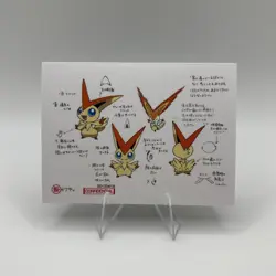Pokemon Polaroid Victini Sketch Art Card ZA STUDIO - Image 1