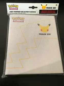 Pokemon 25th Anniversary Jumbo Full Set First partner cards W/Binder/cased coin - Image 1