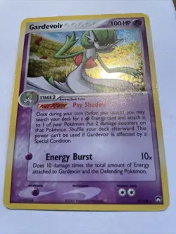 Gardevoir Power Keepers 9/108 Reverse Holo Rare Pokemon Card - Image 1