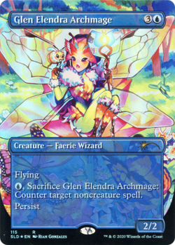 Magic MTG - Glen Elendra Archmage - Secret Lair - MINT/NMINT - EN - FOIL - Image 1