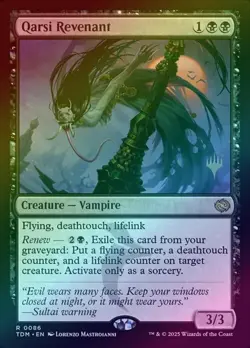 Qarsi Revenant - Promo Pack (Foil) (PTDM) Tarkir: Dragonstorm - NM - Image 1