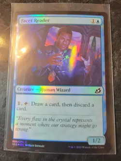 Facet Reader 50/274 Common Foil Ikoria Lair of Behemoths MTG Magic - Image 1