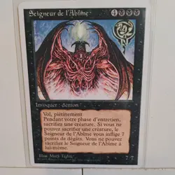 LORD OF THE PIT (FRENCH) --- MTG -- 4th. Ed. FOREIGN --- NM - Image 1