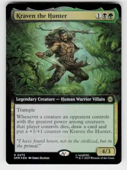 Marvel's Spider-Man #273 Kraven the Hunter Foil - Image 1