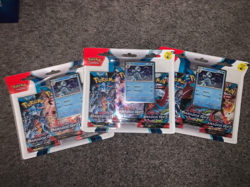 x3 boxes Pokemon TCG Paradox Rift Triple Pack Blister 3 Booster Packs & Promo - Image 3