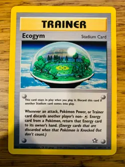 Ecogym (84/111) Rare Neo Genesis Set Pokemon Card! FREE P&P! - Image 4