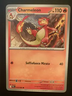 Carta Pokemon 012/094 Charmeleon Fiamme Spettrali Ita Italiano - Image 1