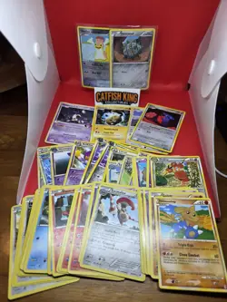 Pokemon Card Lot Older Era BW / XY – Reverse Holo Ferroseed + 30+ Cards Bulk... - Image 1