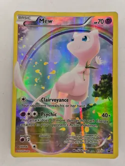 Mew XY110 20th Anniversary XY Black Star Promo Full Art Pokemon 2016 HP - Image 1