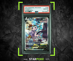 PSA 10 Gem Mint Mew V 106/100 s8 SR Fusion Arts Japanese Pokemon Card - Image 1