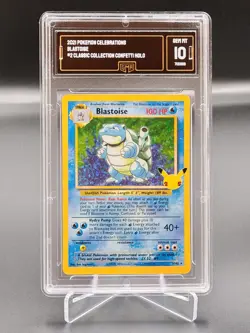 🍀Pokemon GMA 10 Blastoise 2/102 Celebrations 25 ENGLISH bgs psa graad Pokemon🍀 - Image 1