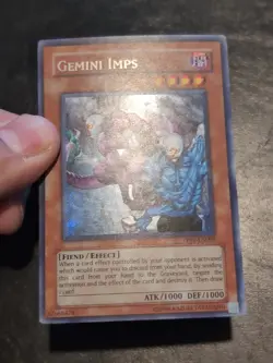 Yu-Gi-Oh! SECRET RARE CARD GEMINI IMPS x3 PP01-EN005 LP - Image 2
