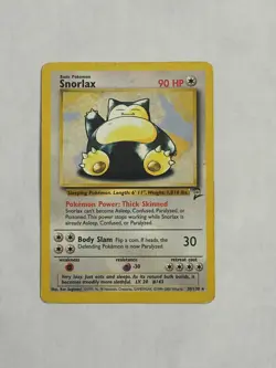 Snorlax 030/130 Base Set 2 Non-Holo - Pokemon Card TCG Vintage - Image 1