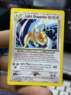 Light Dragonite 14/105 2000 Neo Destiny 2000 Holo Rare WOTC Pokemon Card TCG - Image 3