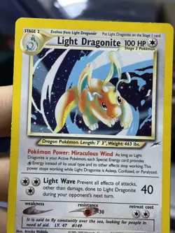 Light Dragonite 14/105 2000 Neo Destiny 2000 Holo Rare WOTC Pokemon Card TCG - Image 5