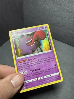 Pokemon TCG Gengar 057/198 Holo Rare Card SWSH Chilling Reign 2021 (NM) - Image 4