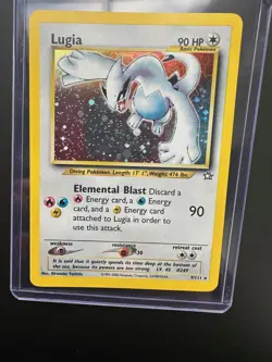 Lugia Neo Genesis Holo Card 9/111 Unlimited Rare, LP/NM Condition, Pokemon TCG - Image 5