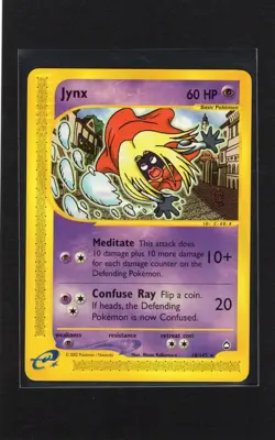 Jynx 18/147 Aquapolis Non-Holo Rare Vintage Pokemon Card TCG NM - Image 1