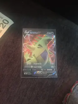 Tyranitar V 158/264 Fusion Strike Ultra Rare Holo Pokemon TCG Card NM - Image 1