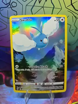 Pokemon Crown Zenith Swablu Galarian Gallery Rare Holo Card GG27/GG70 - Image 1