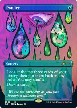 Ponder Foil Secret Lair NM MTG - Image 1