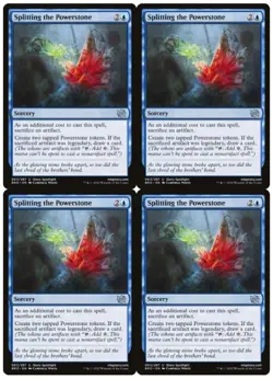 MTG Splitting the Powerstone x4 The Brothers' War Uncommon NM Playset - Image 1