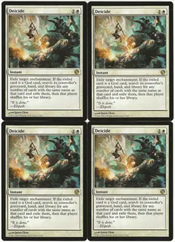 MTG Deicide x4 Journey Into Nyx Rare NM/LP Playset - Image 1