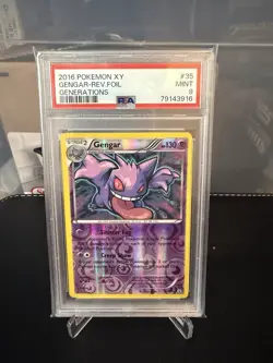 2016 Pokemon XY Generations #35 Gengar-Reverse Foil PSA 9 #3 - Image 1