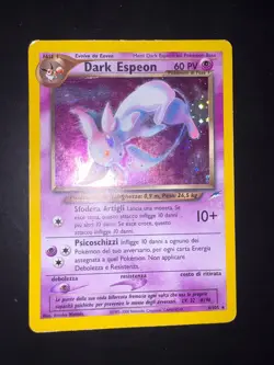 Carta Pokemon Dark Espeon 4/105 Set Neo Destiny Ita Holo - Image 2