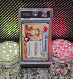 Growlithe *SPARKLE* 2000 Pokemon Topps Chrome TV #58 PSA 8 NM-MT RARE POP 10 🔥 - Image 5