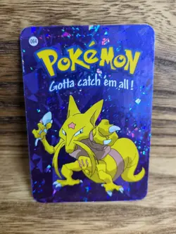 Kadabra #64 - Vintage Vending Machine Prism Sticker 2000 - Pokemon Sticker - Image 1