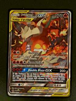 Reshiram & Charizard GX - SM201 GD Sun & Moon - SM Black Star Promos Pokemon TCG - Image 4