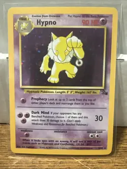 Pokemon Hypno 8/62 Fossil Set Holo Rare WOTC 1999 087💎NM💎 - Image 1