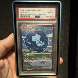 Pokemon TCG Mew ex SV: Paldean Fates 232/091 Special Illustration Rare PSA 10 - Image 1