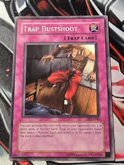 Yugioh! Trap Dustshoot PGD-049 Common Unlimited Edition- LP - Image 1