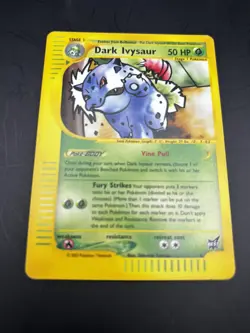 DARK IVYSAUR - #6 Promo Pokemon Card WOTC BEST OF GAME Rare - Image 3