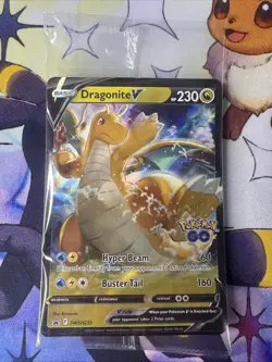 Pokemon TCG Dragonite V VSTAR SWSH235 & SWSH236 Promo Card NM - Mint Holo Sealed - Image 1