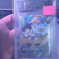 Dragon Ball Super Card Manga Booster 02 Piccolo Alt Art SR Foil Beckett 9.5 - Image 4