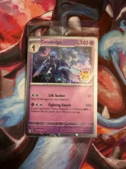 Ceruledge- (Pokemon Day 2024) (Cosmos Holo) 040/091 Miscellaneous Card Sealed NM - Image 1