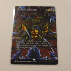 Waves of Aggression - Borderless - PZA - TMNT - 0013 - NM - Ships now! - Image 1