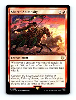 #226 2023 Tales of Middle-earth Commander LTC Shared Animosity Rare - Image 1