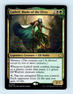 #242 2024 Foundations Lathril, Blade of the Elves Rare - Image 1