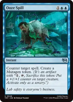 NM Foil Ooze Spill, MTG, TMNT, Magic the Gathering, 48 - Image 1