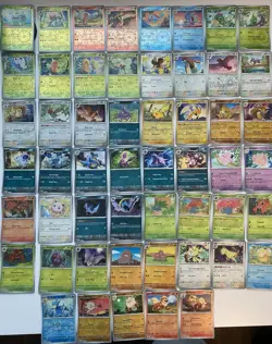 153 Card Complete common uncommon rare c/u/r Reverse Holo Set Pokemon SV 151 - Image 1