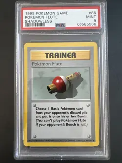 1999 Pokemon Game Pokemon Flute Shadowless Mint 9 - Image 1