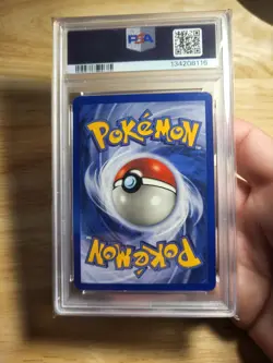 1999 Pokemon Fossil GENGAR 5/62 Holo Card PSA 7 - Image 3