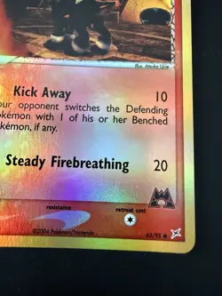 Pokemon TCG Team Magma vs Team Aqua Houndour #63/95 Reverse Holo Near Mint - Image 2