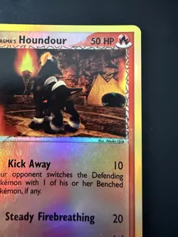 Pokemon TCG Team Magma vs Team Aqua Houndour #63/95 Reverse Holo Near Mint - Image 3
